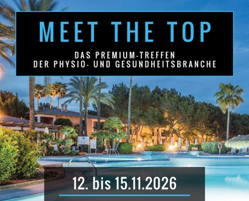 Offizielles Werbevisual von Meet the Top Pysio